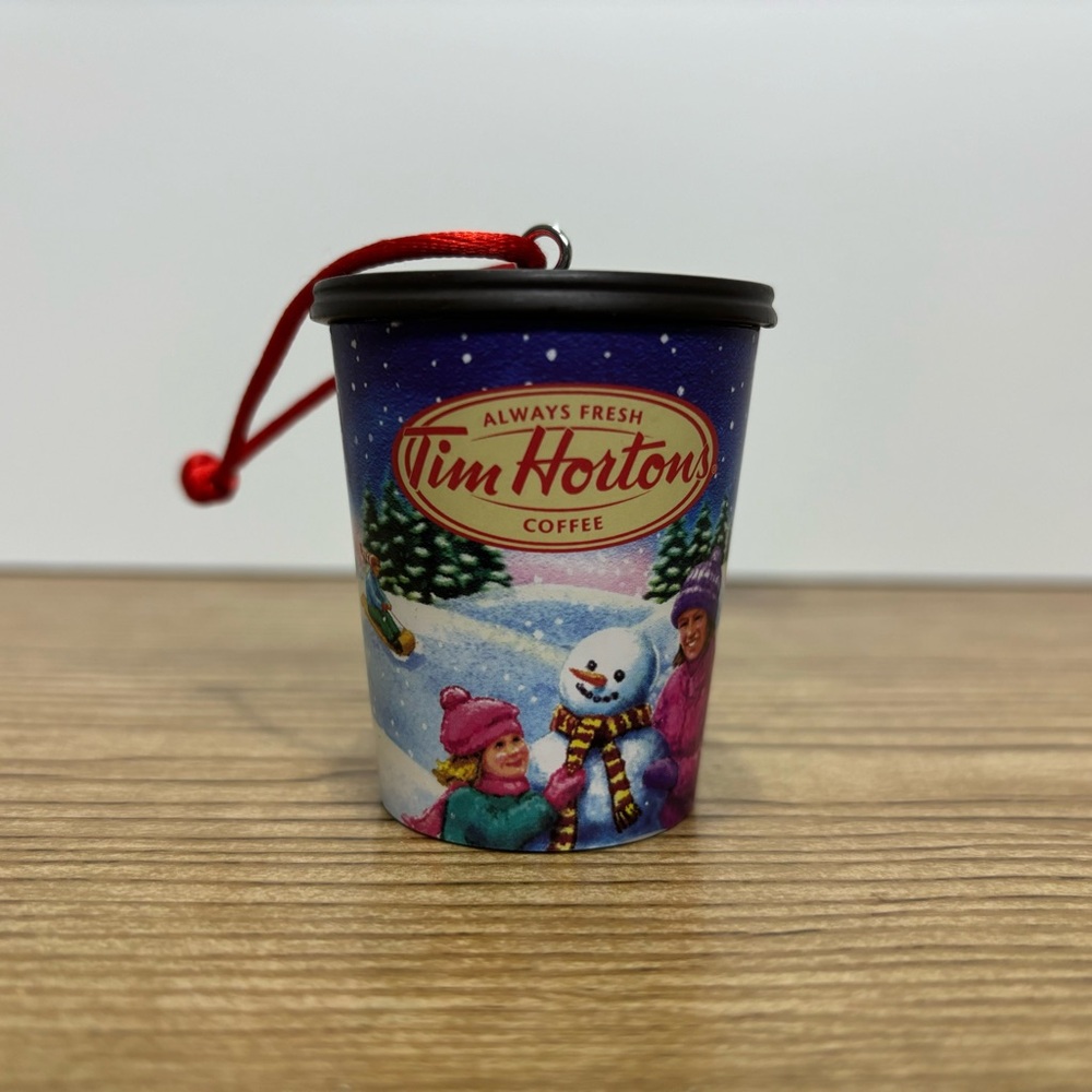Tim Hortons 2013 Seasonal Tree Coffee Cup Limited Edition Ornament